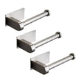 thumbnail image 1 of 3X Self Soporte de Papel Higiénico Adhesivo-Soporte de Papel Higiénico para Baño Sin Perforación Acero Inoxidable Cepillado, 1 of 5