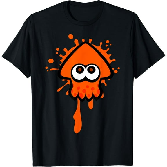 Splatoon T-shirt Splatoon Orange Inkling Squid Splat Graphic T-Shirt