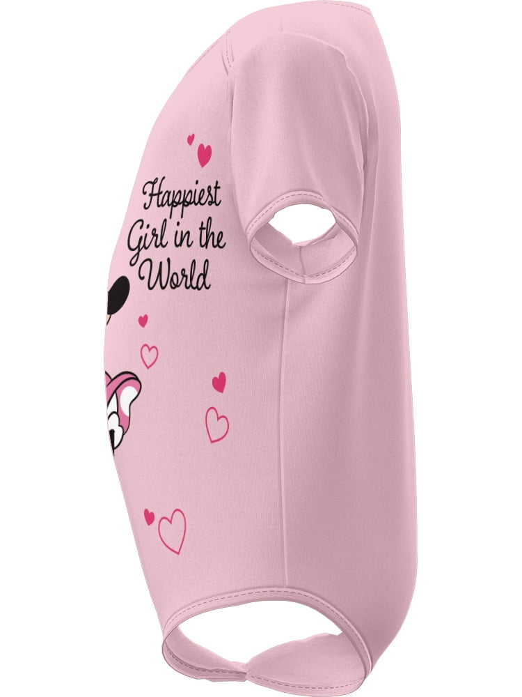 Disney Minnie Mouse Pink Infant Onesie, 12M-24M (Girl's)