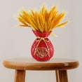 thumbnail image 4 of Jarrón de resina con forma de flor, decorativo, coleccionable, con forma de billetera, para TV. Tesoro rojo, 4 of 8