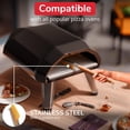 thumbnail image 3 of Cepillo para horno de pizza Senwosa de 22 pulgadas con raspador de piedra de acero inoxidable, 3 of 8