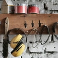 thumbnail image 1 of OULII 60Pcs Black Plastic J Hooks for Pegboard with Locking Feature for Home Storage, 1 of 8