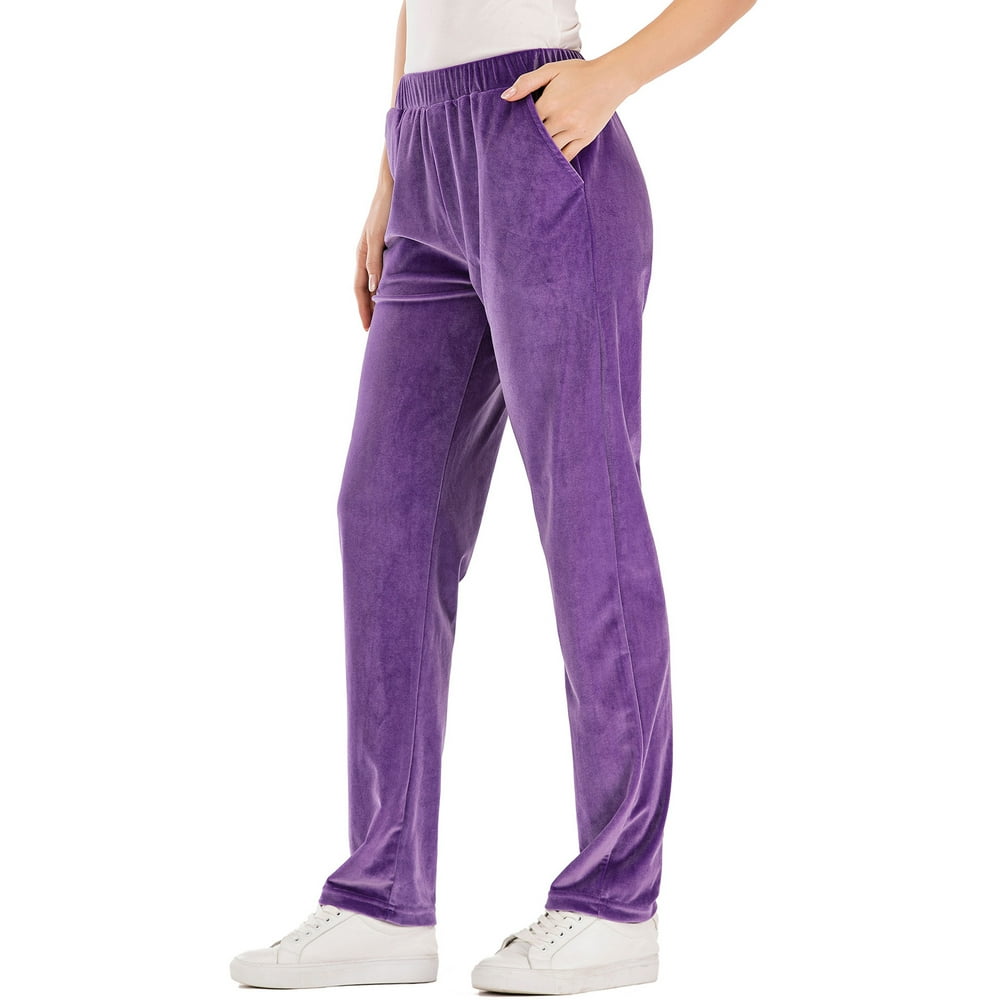 purple sweat pants