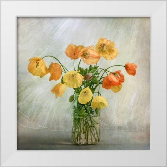 Disher, Mandy 15x15 White Modern Wood Framed Museum Art Print Titled - In the window