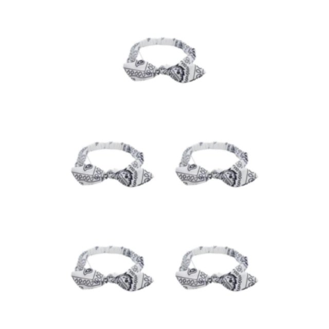 Redempat Stylish Hairband With Sweat Absorbent Features Stay Fresh And Fashionable White 5Set