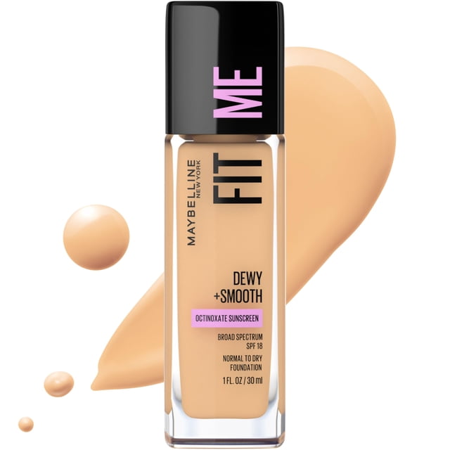 Base de maquillaje Maybelline New York fit Me! dewy + smooth hidratante 220 natural beige 30 ml