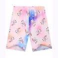 thumbnail image 4 of Beilxfa Little Girls Cartoon Short Sets Summer 2 Piece Outfits Toddler Teen Girl Top T-shirt and Shorts Pjs 3-10T-Unicorn, 4 of 8