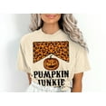 thumbnail image 5 of Women's Pumpkin Junkie Halloween Funny T-Shirt, 5 of 10