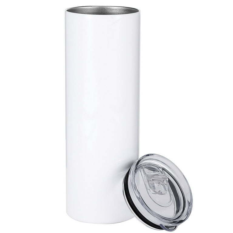 Ving 25 Pack 40 OZ Sublimation Tumbler Blank with Handle White