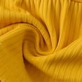 thumbnail image 3 of Infant Baby Summer Clothes Toddler Girls Floral Outfits 2 Piece Casual Shorts Sets Ruffle Ribbed Babydoll Camisole Tops Yellow, 3M, 3 of 7