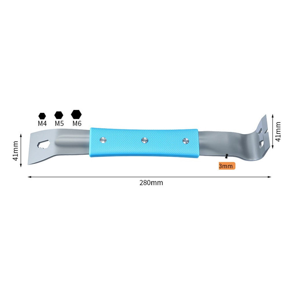 1 Pce Barre à Écrou en Acier Inoxydable Extracteur d'Ongles pour Levage et Traction