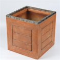 thumbnail image 1 of Luxen Home 16.5in. H Jardinière de Style Caisse Carrée MgO, 1 of 1
