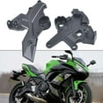 thumbnail image 2 of For Kawasaki Z650 Ninja650 2017-2022 Front Footrests Foot Pegs Pedal Bracket, 2 of 5