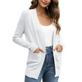 thumbnail image 1 of HKEDES Cardigan pour Femmes Cardigan Léger Décontracté en Tricot Chandails pour Femmes P-2x, 1 of 12