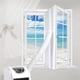 thumbnail image 1 of Rewera Sello para Ventana de Aire Acondicionado 400 CM | Paño para Calafatear Ventanas para Aire Acondicionado y Secadora Móvil | Funciona con Todas las Unidades de Aire Acondicionado Móviles | Fácil, 1 of 5