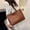 Brown, variant on Women Handbag Brown Shoulder Bag Brown Shoulder Handbag for Women, Adjustable Crossbody Purse with Spacious Interior, PU Leather Messenger Tote Bag for Casual Work Travel Shopping Outings
