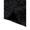 thumbnail image 5 of DARING DIVA Women's Basic Lace Long Sleeve Ruffle Neck Floral Blouse XL Black, 5 of 5