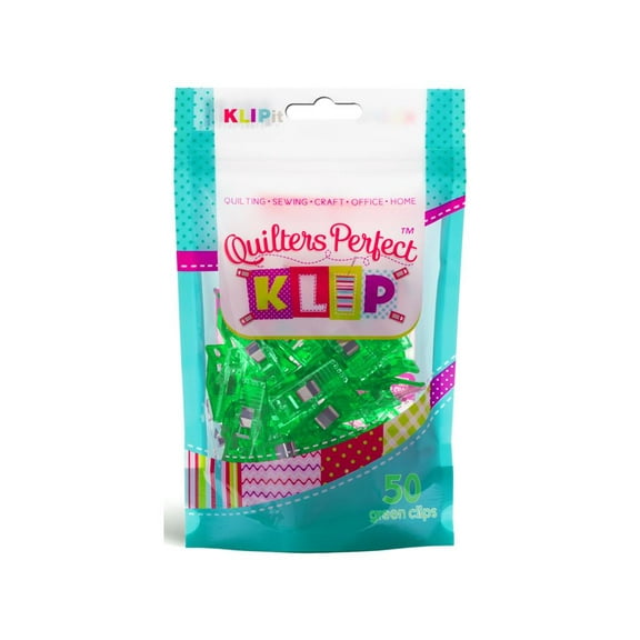 KLIPit Quilters Perfect Klip 50pc Green