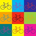 thumbnail image 2 of CafePress - Bicycling Pop Art Tote Bag - Unisex Canvas Tote Bag, Beige, 1-Piece, 2 of 6