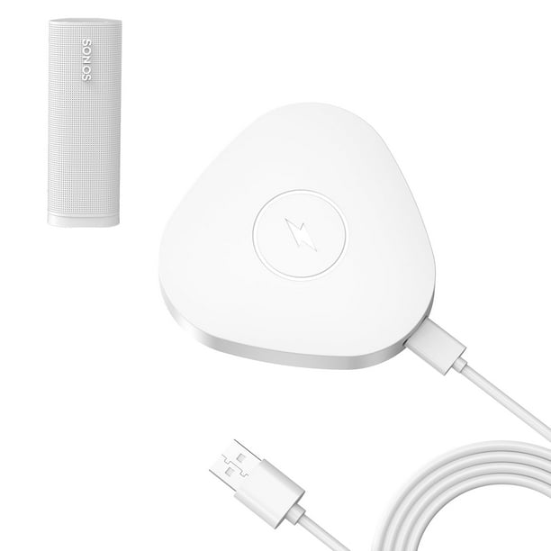 Cargador inalámbrico ROUNKIN con base de carga magnética para Sonos Roam