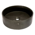 thumbnail image 6 of Thin Lip Round Column Vessel Sink - Nero Marquino Marble, 6 of 9