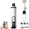 thumbnail image 1 of Upgraded Electric Dog Nail Trimmer with Light, Quiet and Low Vibration Electric Pet Nail Grinder, Rechargeable Dog Nail Clippers with Quick Sensor, Pet Nail Grinder for Large Medium Small Dogs, 1 of 7