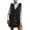 Black, variant on Cavosen Mini Dresses for Women Gray Sleeveless Jumper Dress Short Fashion Side Slit Overall Dress Plain Woolen Casual Dress V-Neck Dress with Pocket Trendy Clothes Khaki XL