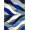 Blue Gray Cream, Pattern 19, variant on ODIKA 8'x10' Washable Area Rug Abstract Watercolor Modern Brushstroke Design With Flowing Wavy Motif for King Size Bedroom Under Bed, Master Suite, Non-Shedding, Easy Care