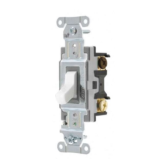 Wall Switch,20A,White,1 HP,3-Way Switch CSB320W