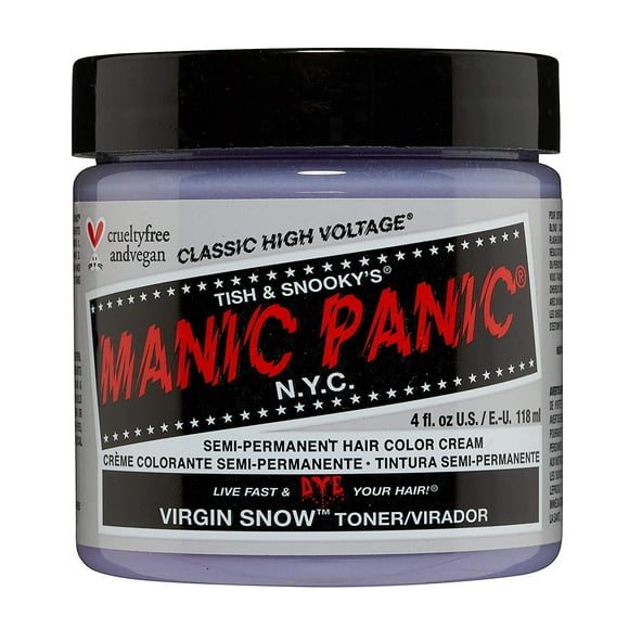 Tinte Para Cabello En Crema Semipermanente Manic Panic VIRGIN SNOW MANIC PANIC CREMA SMIPERMANENTE