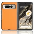 thumbnail image 5 of Allytech Filp Folding Cover Case for Google Pixel Fold 7.6-inch 2023, Luxury PU Leather + Hard PC with Anti-Scratch Shockproof Anti-Fingerprint Fashion Slim Case for Google Pixel Fold 5G, Orange, 5 of 5
