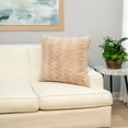 thumbnail image 4 of HGTV Curlicue Faux Fur Pillow Nomadic Desert 26 x 26 inches, 4 of 4