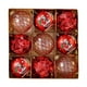 thumbnail image 1 of Decoraciones navideñas, adornos navideños, regalos navideños, decoración de cumpleaños, boutique, bolas navideñas de plástico pintadas de PET, juego de bolas para decoración de árboles de Navidad, bol, 1 of 5