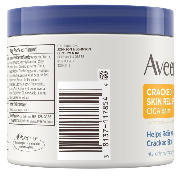 Aveeno Cracked Skin Relief Moisturizing CICA Balm with Oat 11 oz