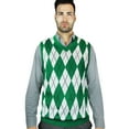 thumbnail image 3 of Blue Ocean Mens Jacquard Argyle Vest (sv-245), 3 of 5