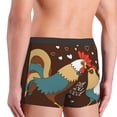 thumbnail image 5 of Bingfone Rooster And Chicken Men'S Underwear - Casual Stretch Boxer Briefs-Medium, 5 of 9