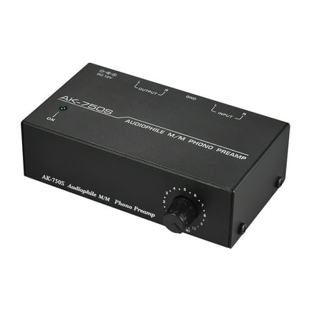 Audiophile M/M Phono Preamp Preamplifier with Level Controls RCA Input & Output (Best Preamp For The Money)