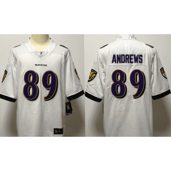 Men's Ravens JACKSON 8# HUMPHREY 44# ANDREWS 89# Sport football Replica jersey