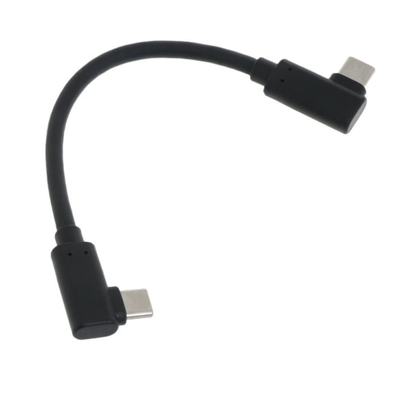 90 Degree 60W Fast Charge Data Type C Cable Mobile Phone L Shape Charging Cable