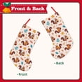 thumbnail image 2 of Lsque 18 Inches Forest Squirrel Nuts Pattern Christmas Stockings Hanging Ornaments,Knitted Xmas Fireplace Hanging Stocking,Holiday Decoration, 2 of 8