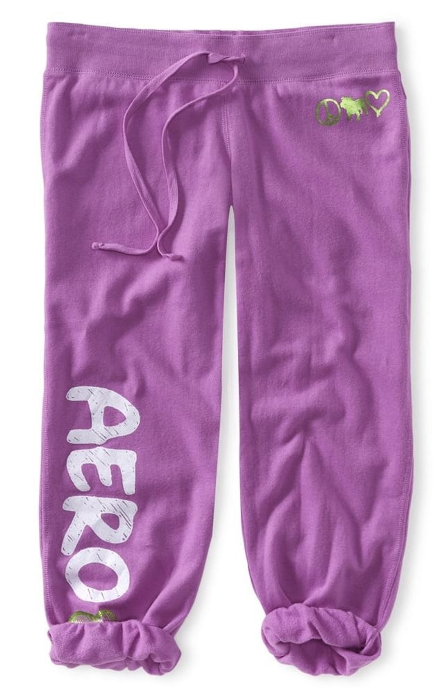 aeropostale capri sweatpants