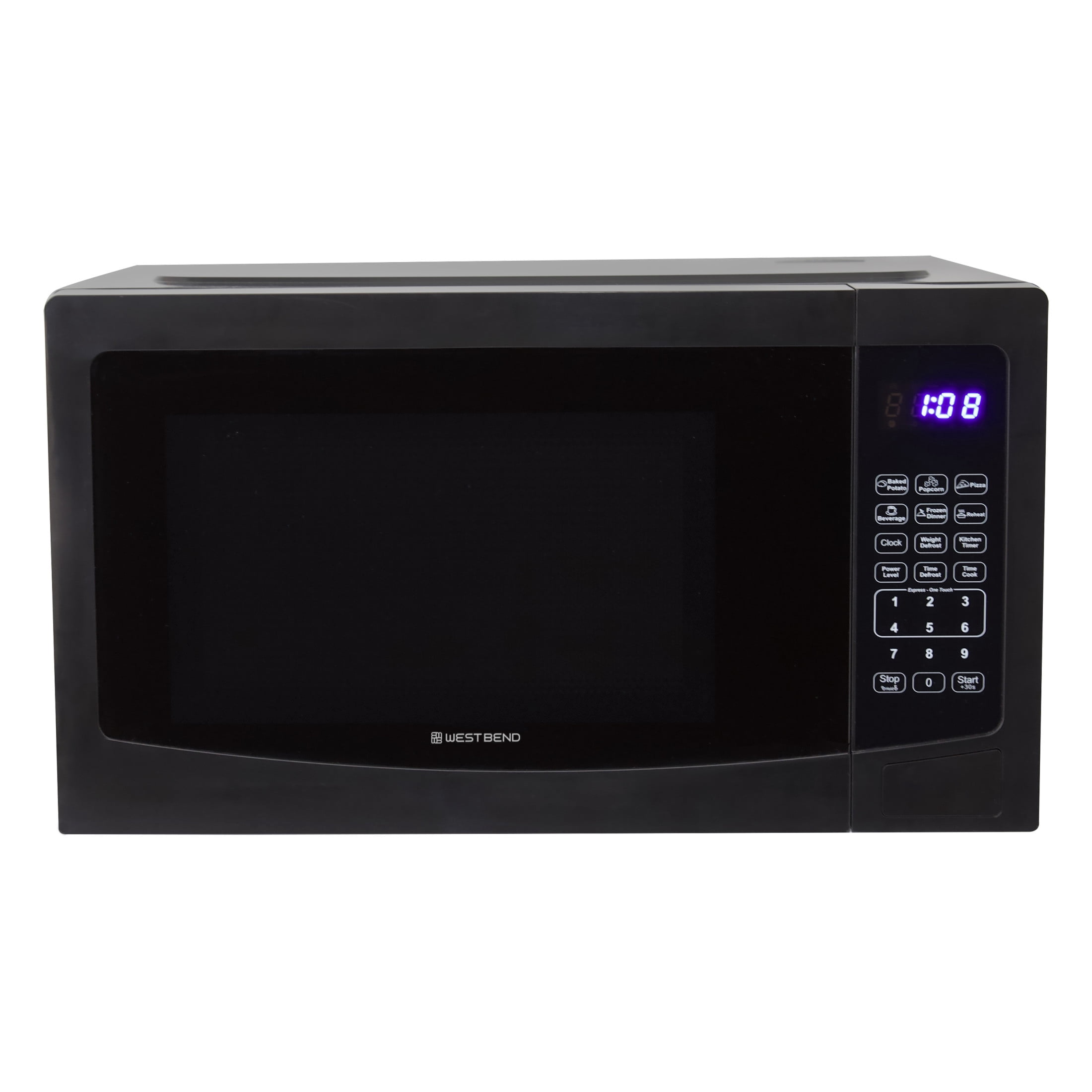 West Bend Microwave Oven, 1.1 cu. ft. Capacity, in Black (WBMW110B)