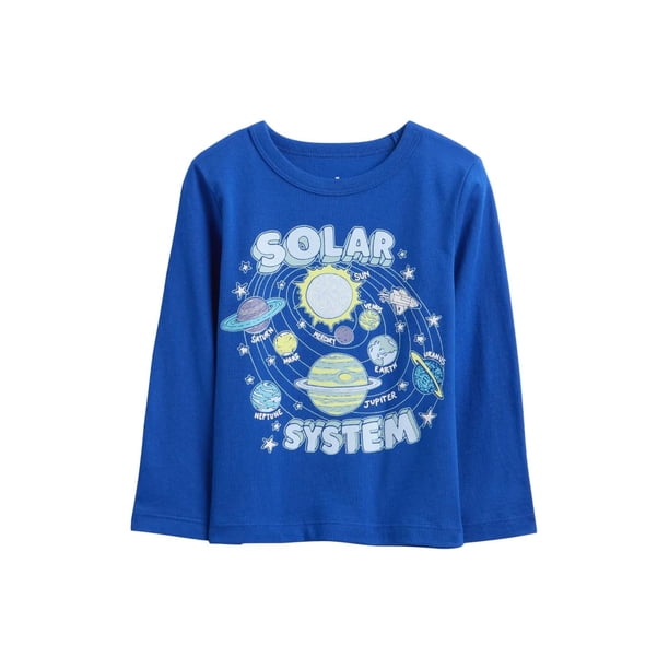 Camiseta Gap para bebés y niños de manga larga Royal Gem 3 años