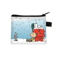 thumbnail image 5 of Monedero de dibujos animados para niños, de Snoopy y Charlie Brown, de Navidad, bonito monedero corto de animación, para niño y niña, bolsa de almacenamiento para auriculares con monedas pequeñas, 5 of 5