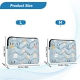 thumbnail image 4 of FORMRS 15-15.6 inch Laptop Sleeve Case Soft Carrying Quilted Computer Bag Cover, Blue Rabbits, 4 of 7