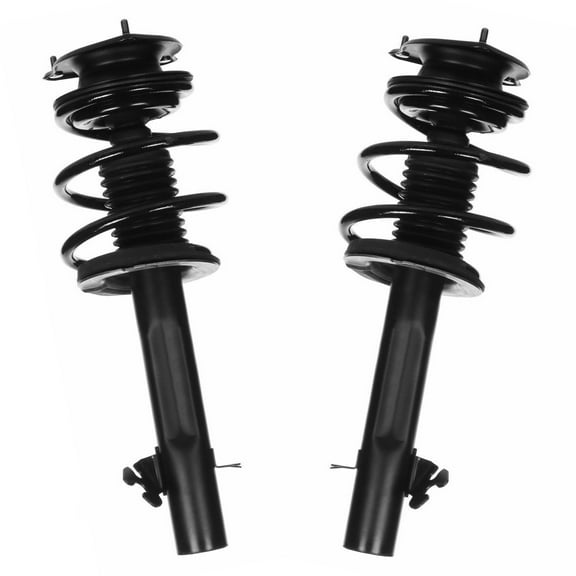 Detroit Axle - 2pc Front Struts for 2002-2006 Mini Cooper [S] Complete Ready Struts w/Coil Spring 2003 2004 2005 Replacement Struts Assembly