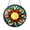 Acrylic 3.5 Inch, variant on Bright Sun Stained Glass Suncatcher for Window, Celestial Light Catcher Decor, Summer Sunshine Art Hanging, Thoughtful Gift for Mom