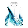 thumbnail image 4 of guisaled Hoodies for Men Cool Pullover Tops Gradient Color Graphic Hooded Sweatshirts Long Sleeve Casual Hoodie with Pockets, 4 of 6