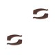 thumbnail image 1 of Guardurnaity Tapones de vidrio antideslizantes cómodos 1 par de correas elásticas para gafas equipo de belleza para niños adultos marrón Marrón 2piezas Guardurnaity CBP349764, 1 of 6