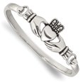 thumbnail image 1 of Stainless Steel Claddagh Bangle Bracelet, 1 of 3
